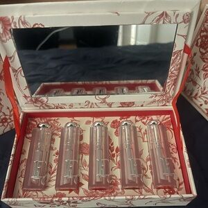 Dior Pink Lipstick Collection in Floral Case